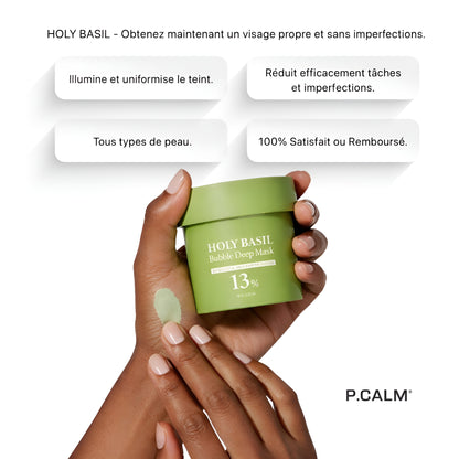 HOLY BASIL - Fini les boutons, taches et acné en 7 jours !