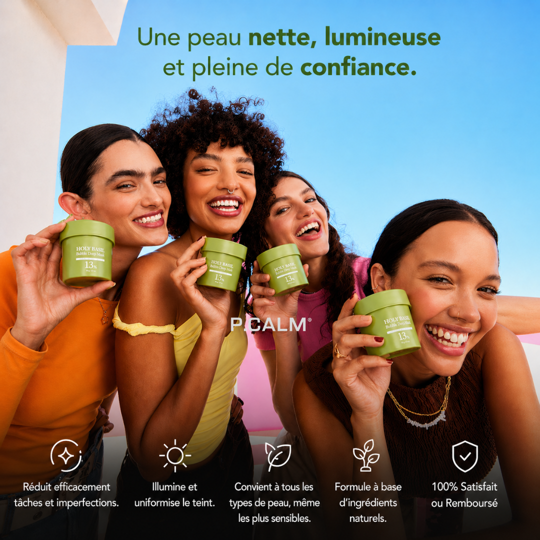 HOLY BASIL - Fini les boutons, taches et acné en 7 jours !